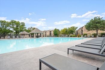 Two Swimming Pools, Including one Olympic Size Pool at Wind River Lodge, Lenexa, KS